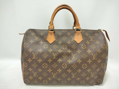 LOUIS VUITTON Monogram Speedy 35 Handbag