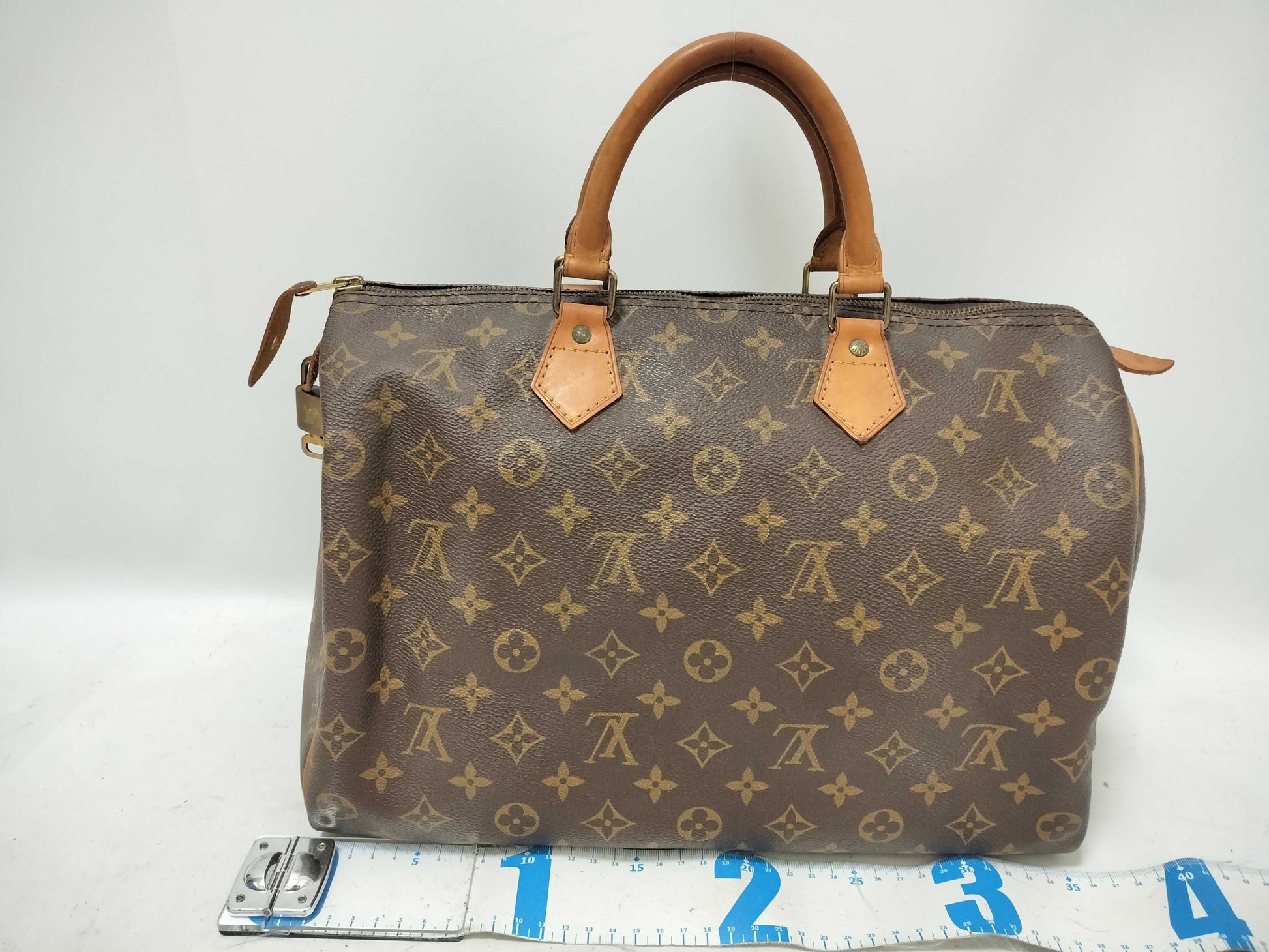 LOUIS VUITTON Monogram Speedy 35 Handbag