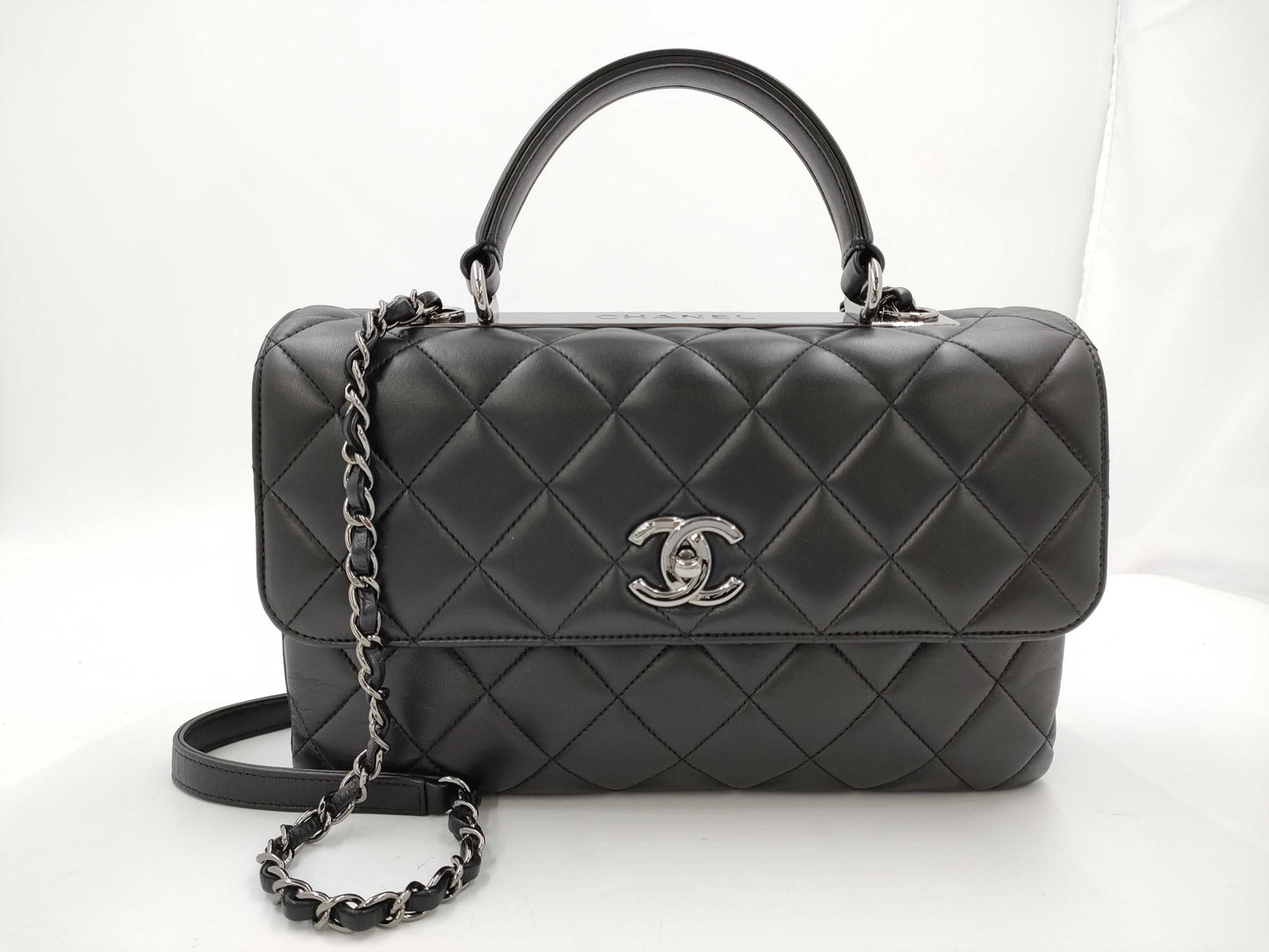 CHANEL Trendy CC Lambskin 2WAY Handbag Handbag