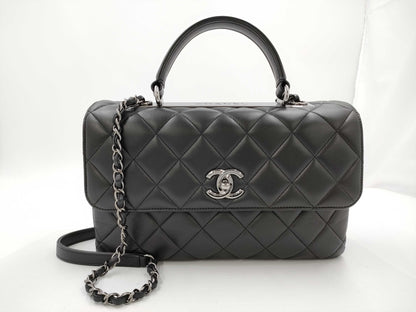 CHANEL Trendy CC Lambskin 2WAY Handbag Handbag
