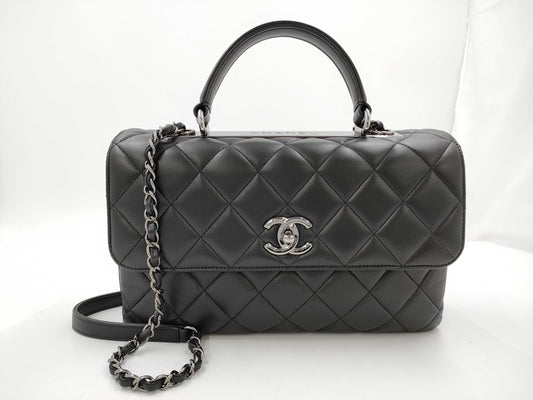 CHANEL Trendy CC Lambskin 2WAY Handbag Handbag
