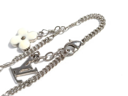 LOUIS VUITTON Monogram Sweet Monogram Bracelet M65476 GP Silver Bracelet/Bangle