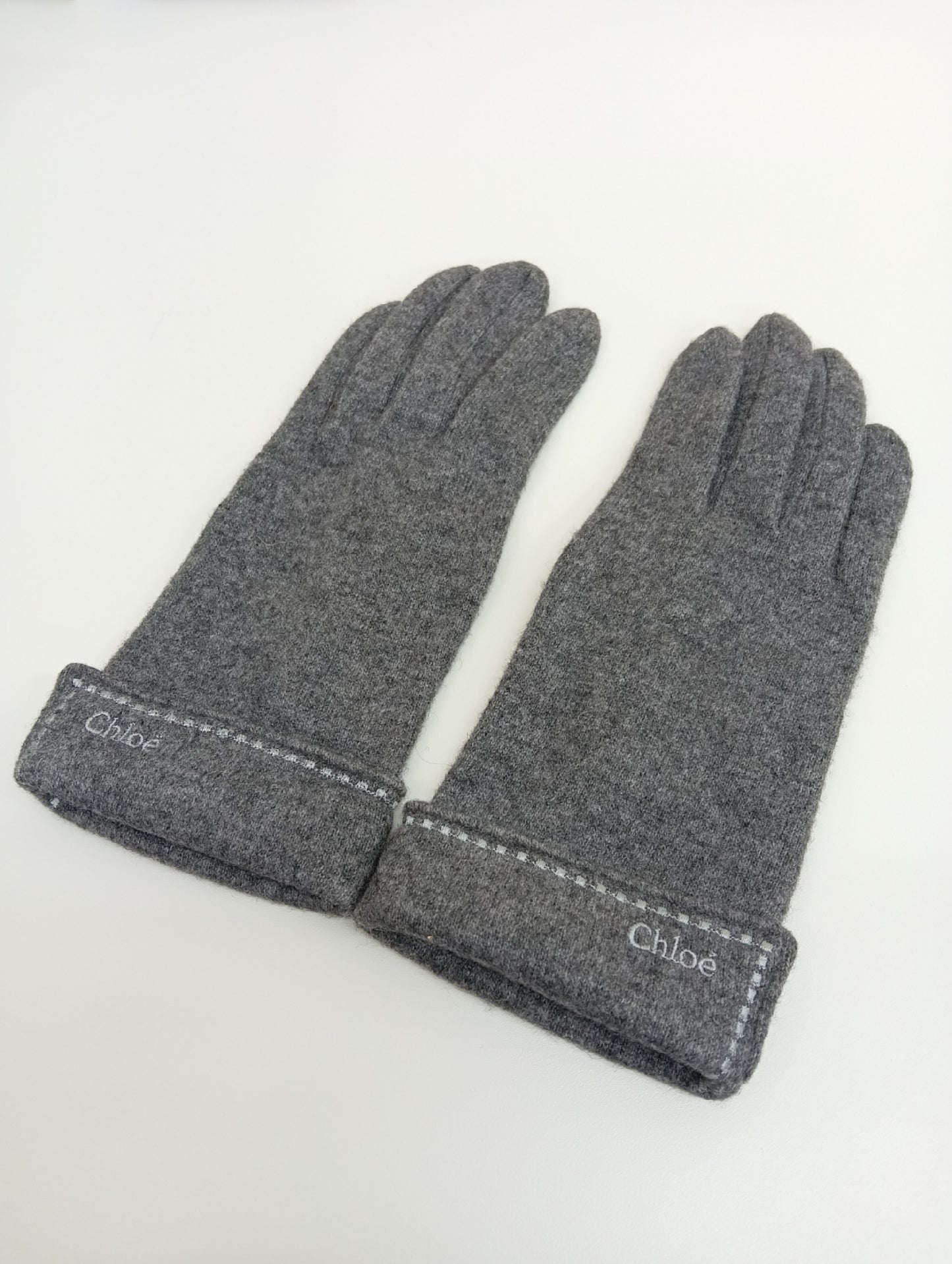 chloe Chloe Gloves Gloves Gray Other Accessories
