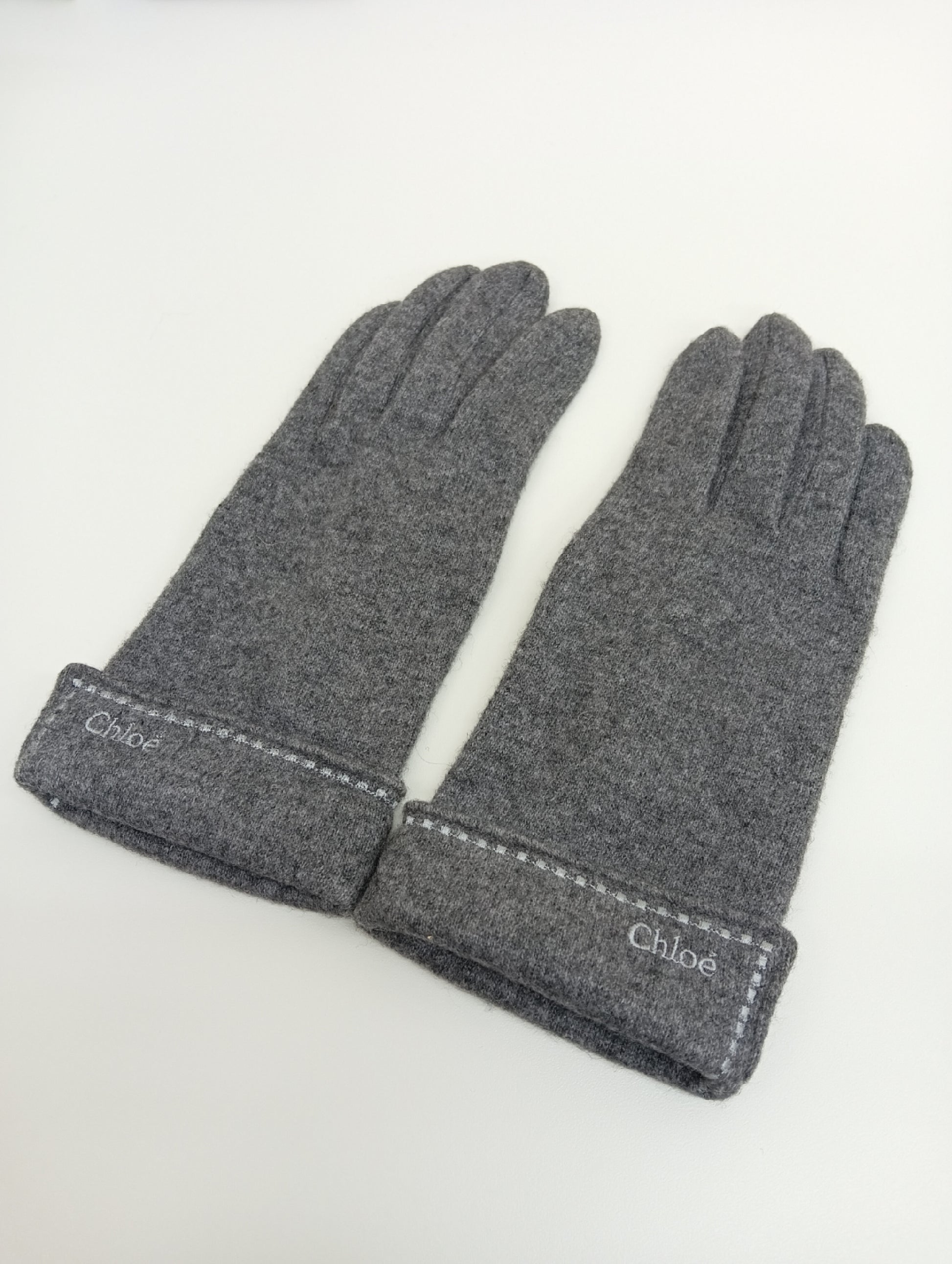 chloe Chloe Gloves Gloves Gray Other Accessories