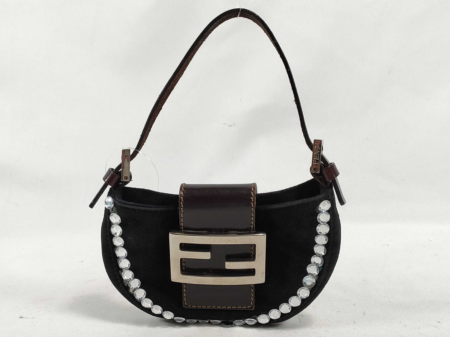 FENDI Beaded Mamma Bucket Handbag