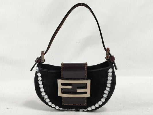 FENDI Beaded Mamma Bucket Handbag