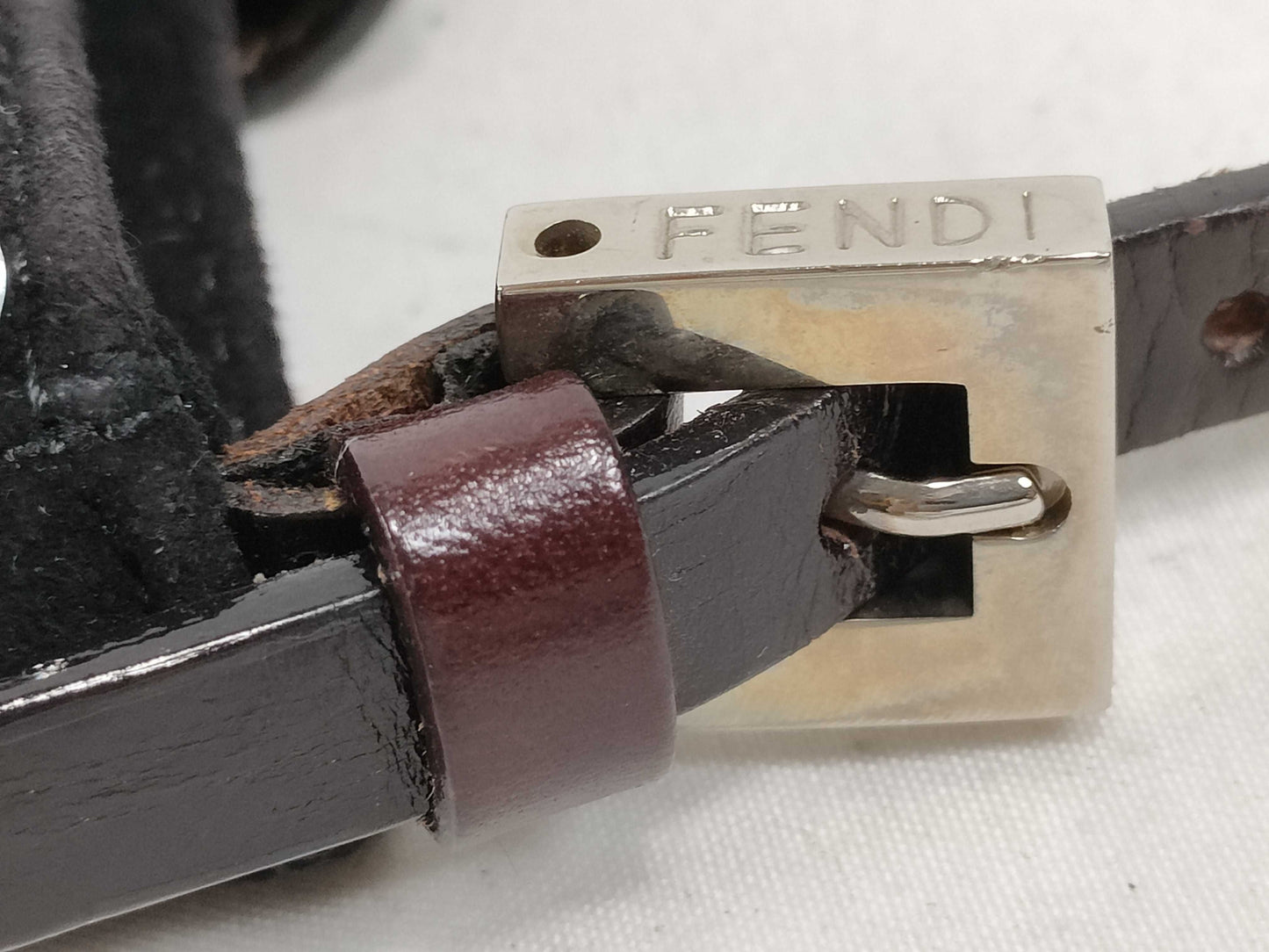 FENDI Beaded Mamma Bucket Handbag