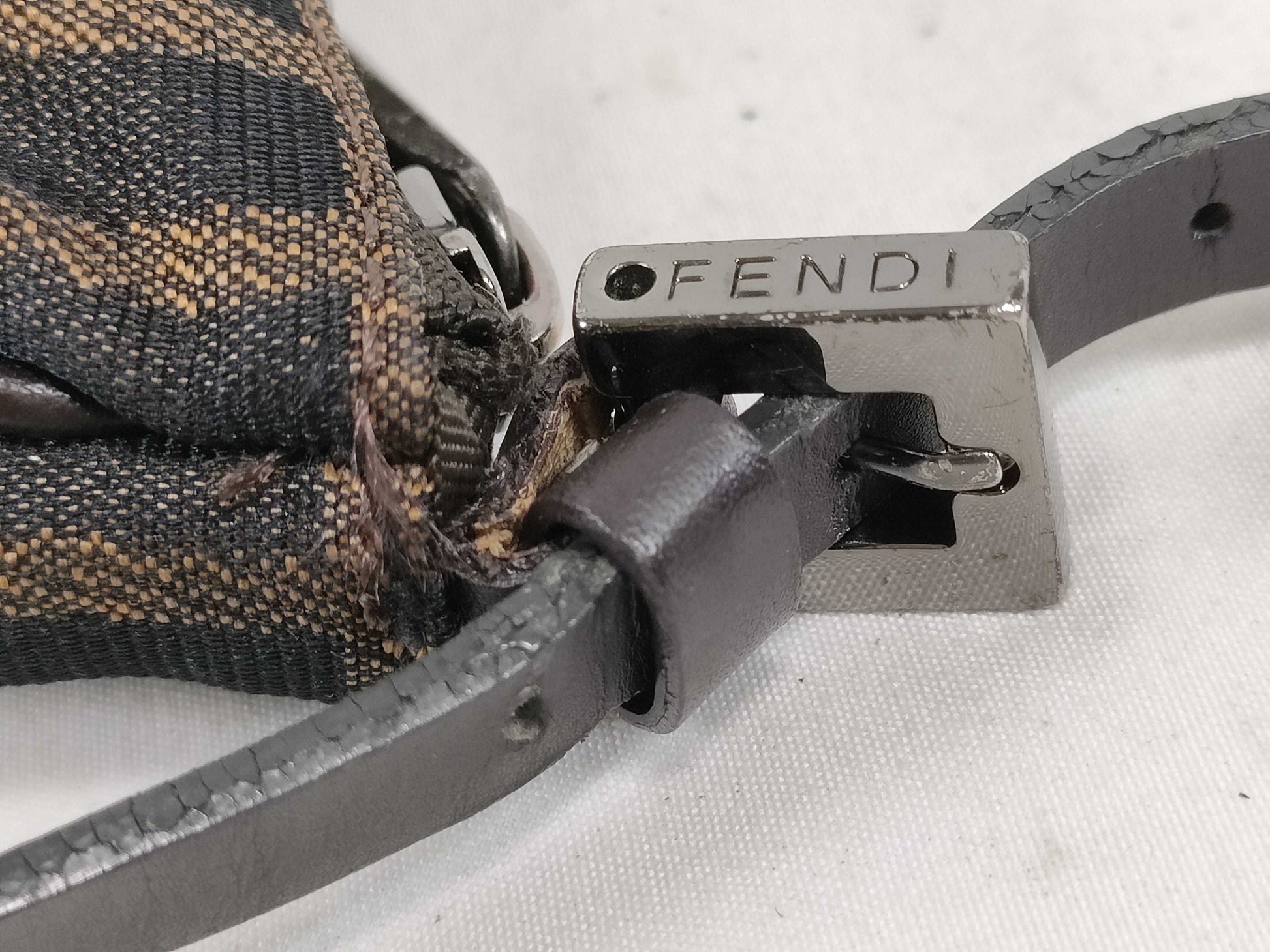 FENDI Zucca Pattern Zucca Handbag Handbag