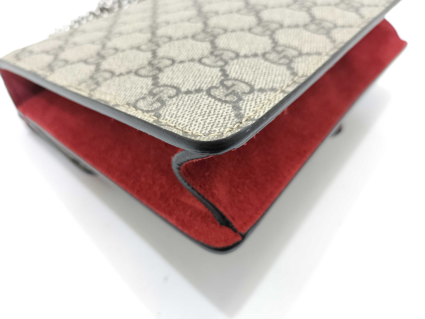 GUCCI GG Supreme GUCCI Gucci GG Supreme Duonisos Chain Shoulder Bag Shoulder Bag