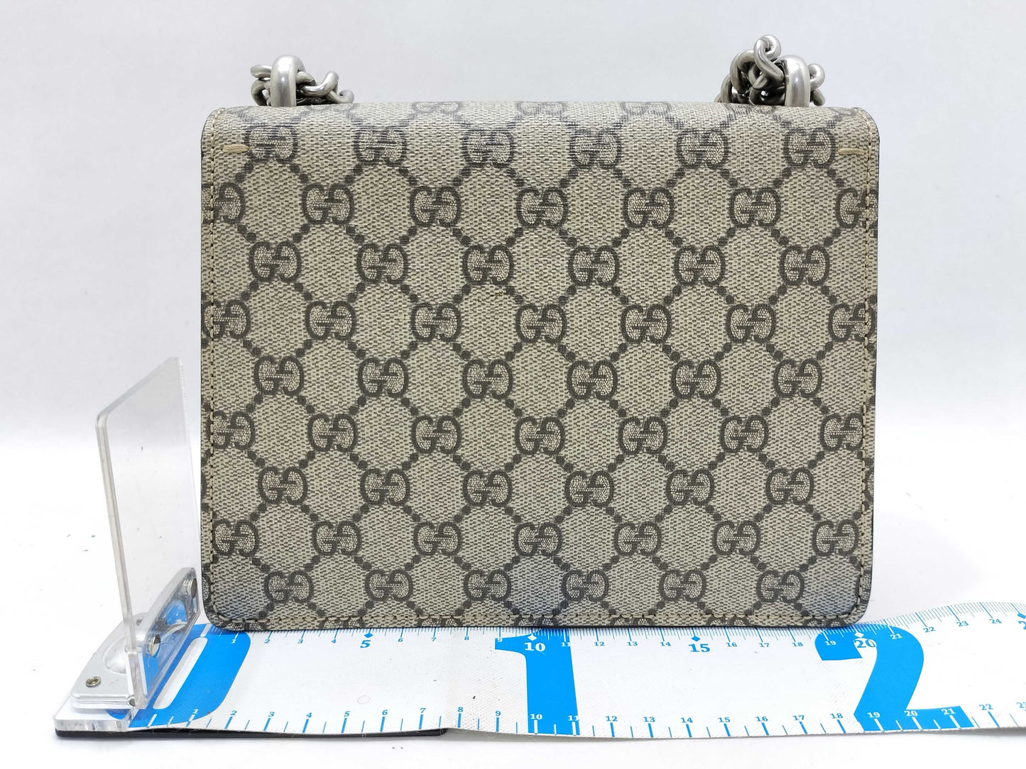 GUCCI GG Supreme GUCCI Gucci GG Supreme Duonisos Chain Shoulder Bag Shoulder Bag