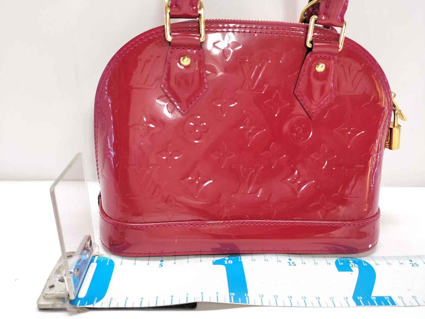 LOUIS VUITTON Louis Vuitton Enamel Alma BB Shoulder Bag Handbag