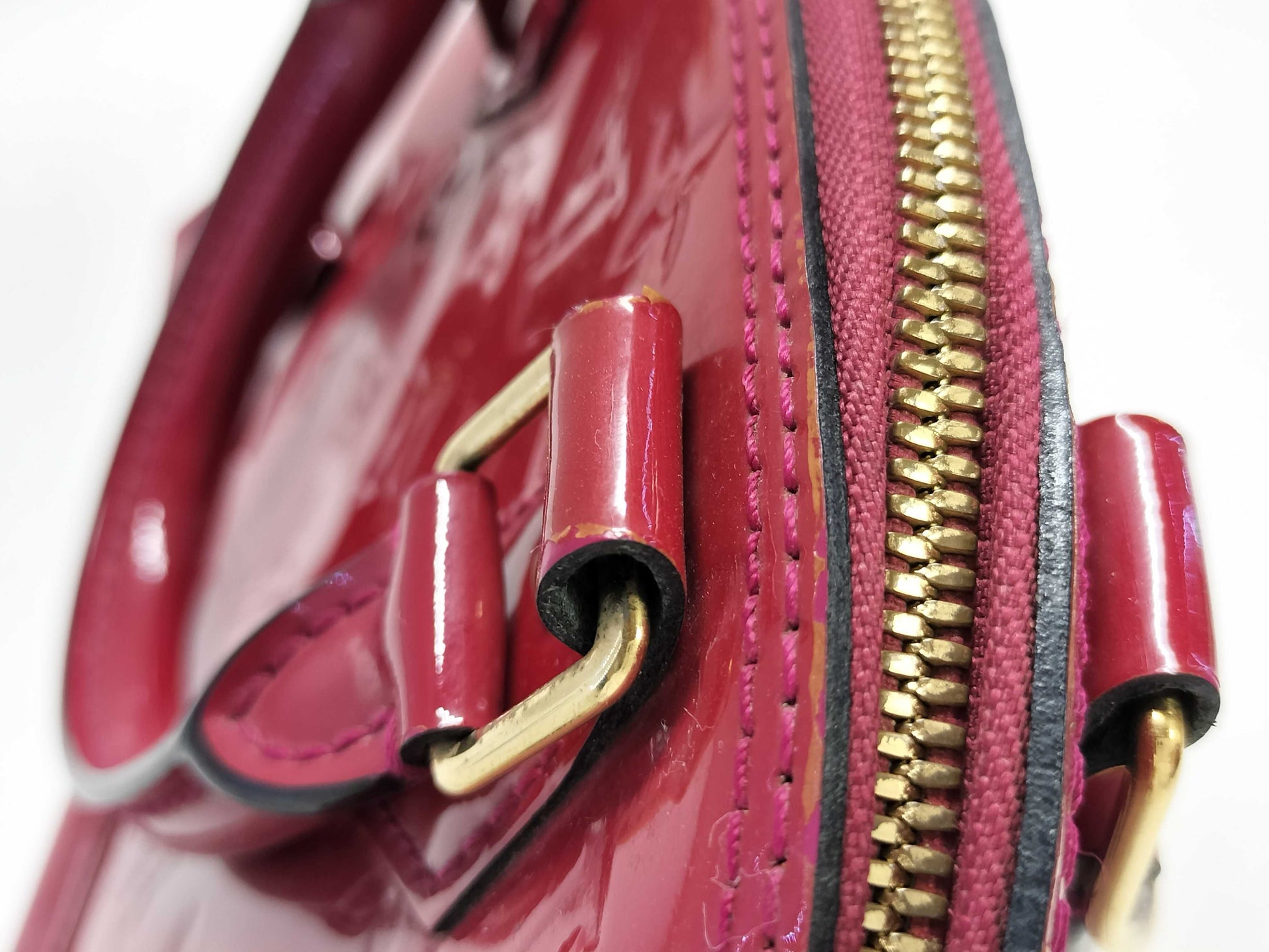 LOUIS VUITTON Vernis Louis Vuitton Enamel Alma BB Shoulder Bag Handbag