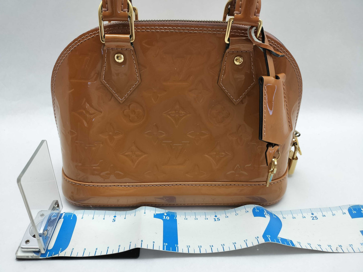 LOUIS VUITTON Louis Vuitton Enamel Alma BB Shoulder Bag Handbag