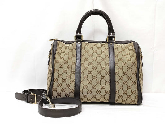 GUCCI GG Canvas Gucci Boston Bag Boston Bag