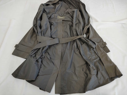 MaxMara MaxMara MaxMara Rainwear Hooded Coat Belt 38 Long Coat