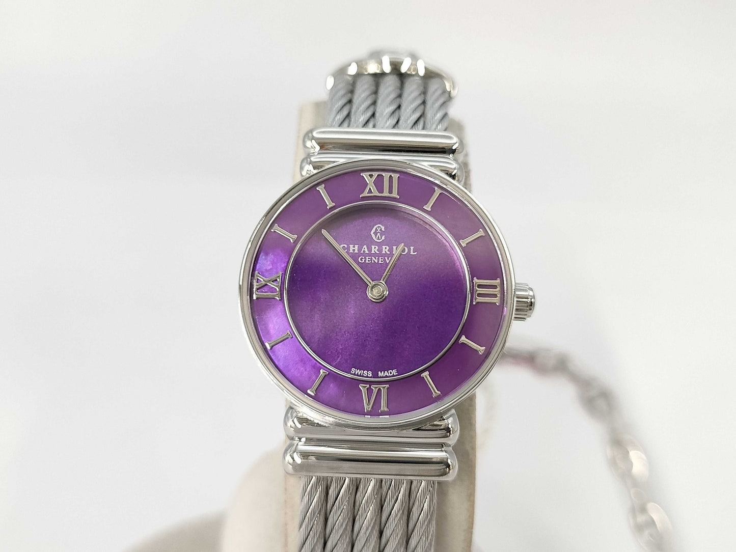 CHARRIOL 028SPI.540.553 G05853 Quartz Purple Shell Dial Women's Watch