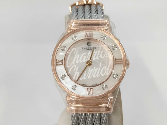 CHARRIOL 028PD1.540.570 P07307 Quartz White Shell Dial Women's Watch