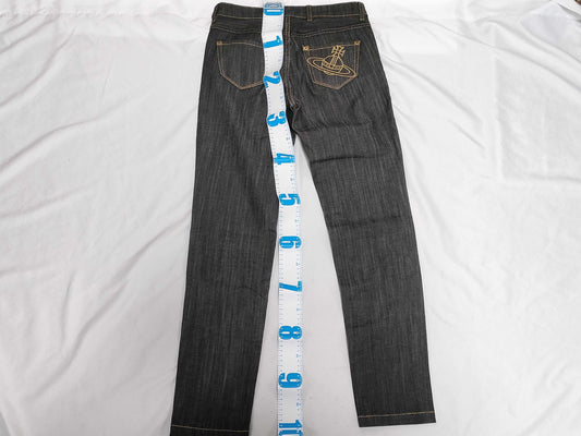 Vivienne Westwood Vivienne Westwood Orb Logo Embroidered Denim Pants