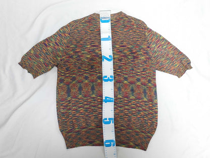 MISSONI MISSONI Missoni Short Sleeve Knit Sweater Top