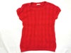 Yves Saint Laurent Short Sleeve Knit Cable Knit Top