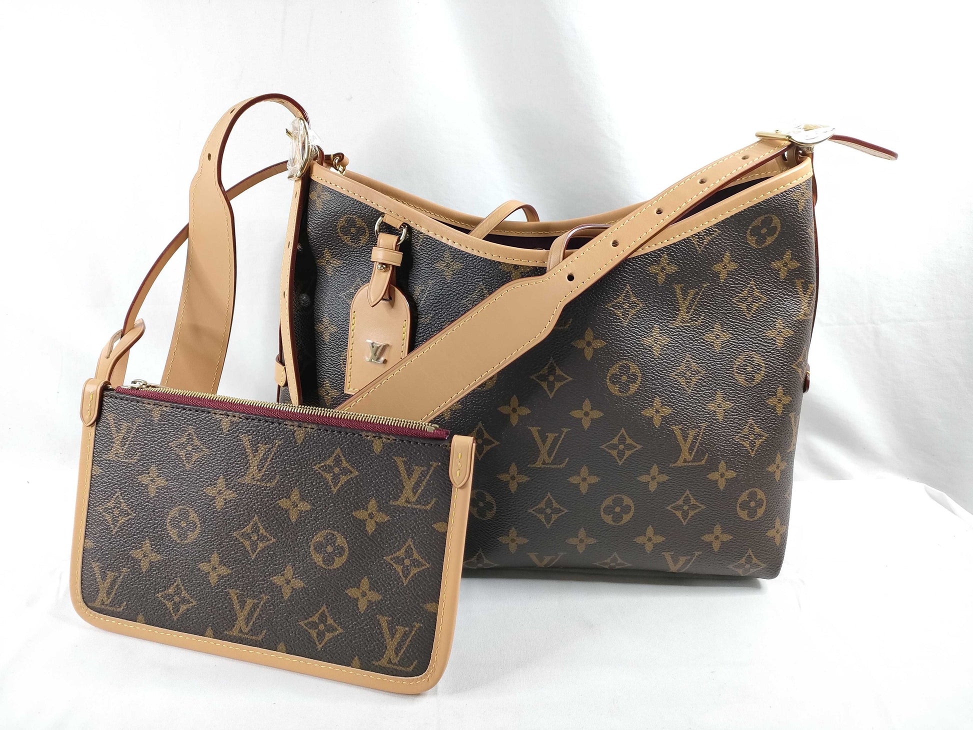 LOUIS VUITTON Monogram Louis Vuitton Carryall Monogram Shoulder Bag
