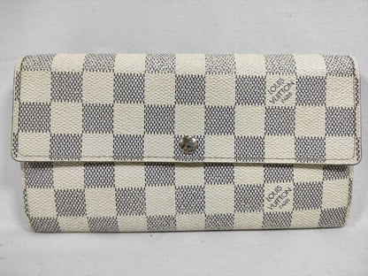 LOUIS VUITTON Damier Azur Louis Vuitton Damier Wallet Wallet