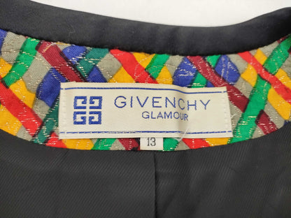 GIVENCHY Check Jacket, Size 13, Women's, 4/36, 94-59
