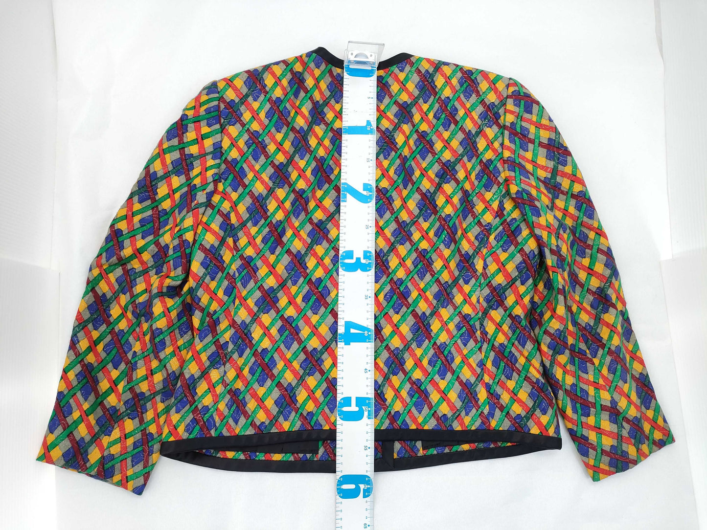 GIVENCHY Check Jacket, Size 13, Women's, 4/36, 94-59