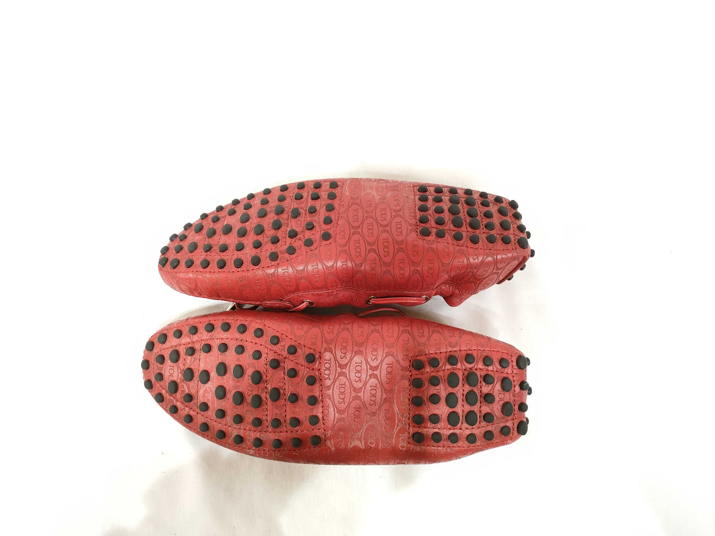 Tod's Driving Shoes Red 35 1/2 Loafers