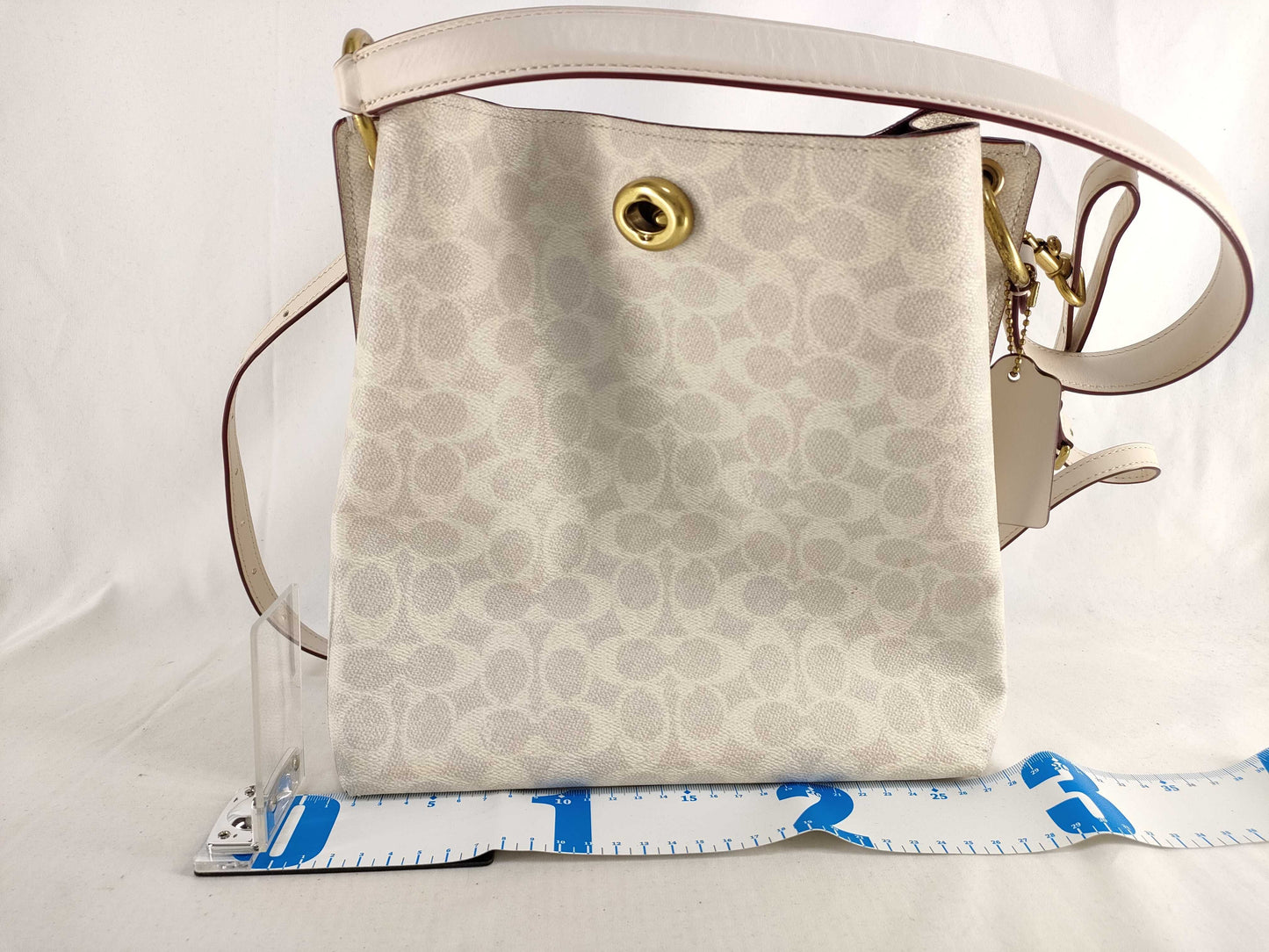 COACH Signature Willow 2way Tote Shoulder Bag B2080 89003 Handbag