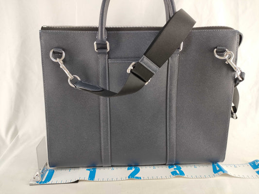 COACH Business Bag with 2way Shoulder Navy J2461 CE439 Business Bag