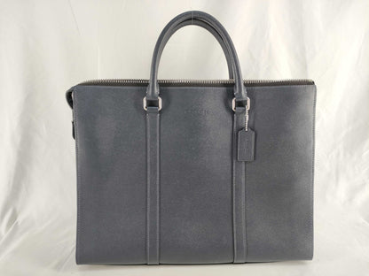 COACH Business Bag with 2way Shoulder Navy J2461 CE439 Business Bag