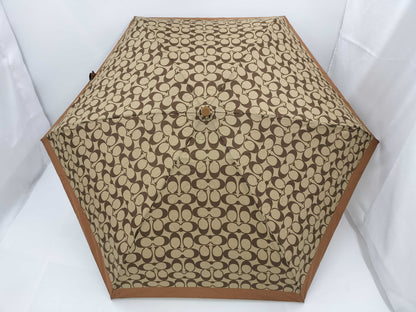 COACH Signature Folding Umbrella F63365 Umbrella Umbrella 