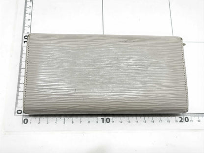 LOUIS VUITTON Epi Vuitton M60318 Portefeuil Sarah Epi Leather Grey Wallet