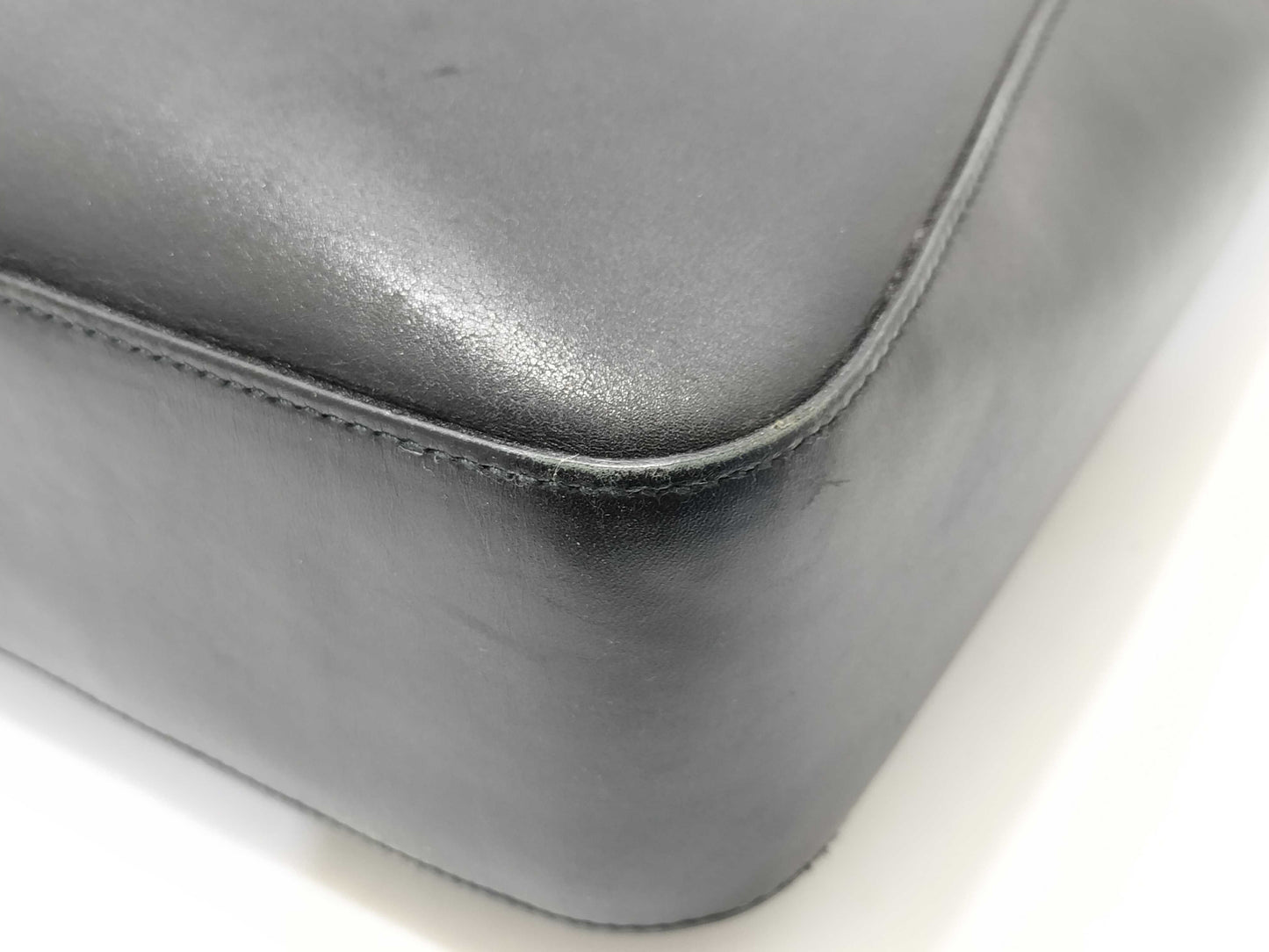 GUCCI Gucci 002 1134 Tote Bag Leather Black Tote Bag