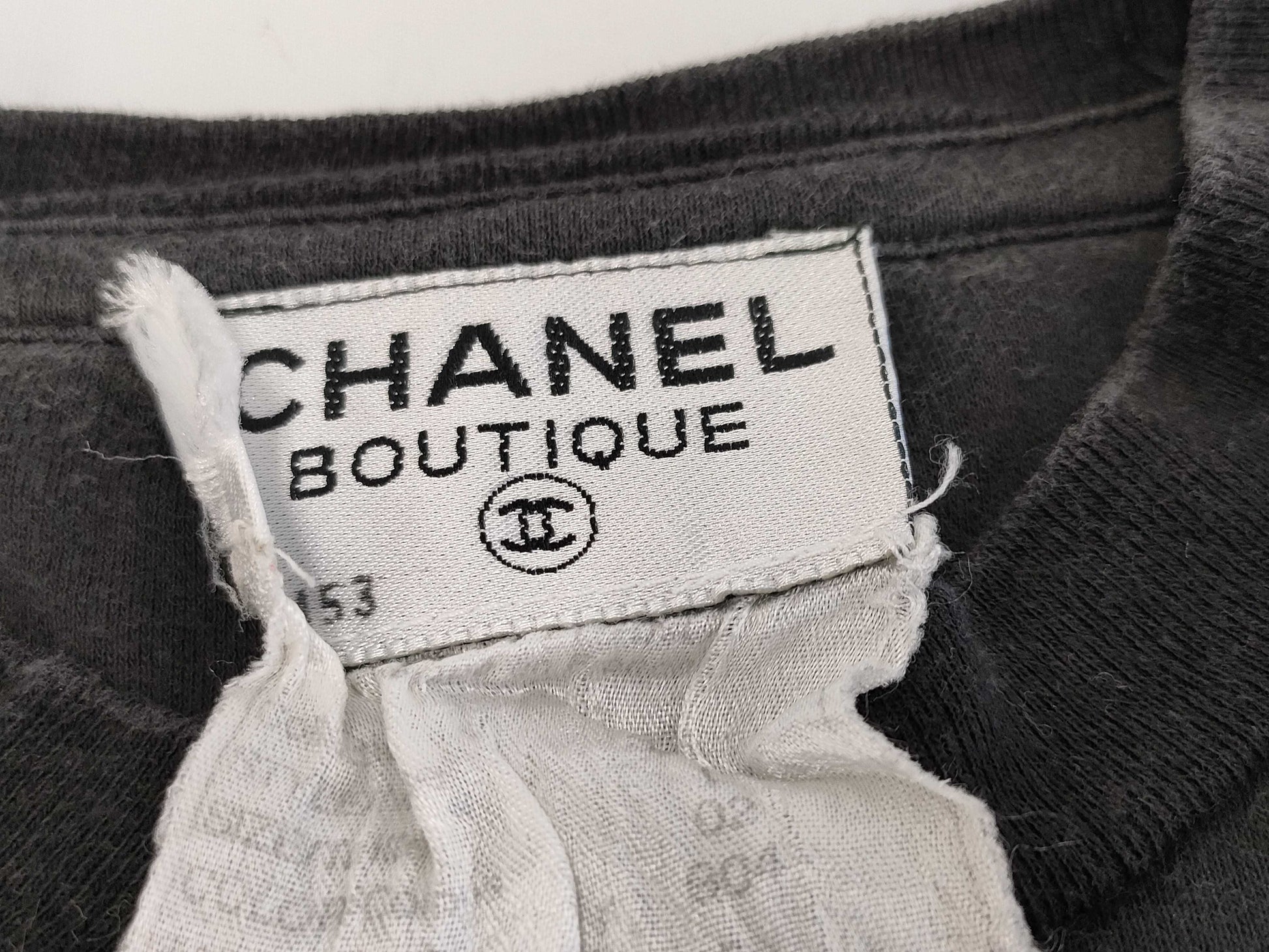 CHANEL T-Shirt Black Size L T-Shirt