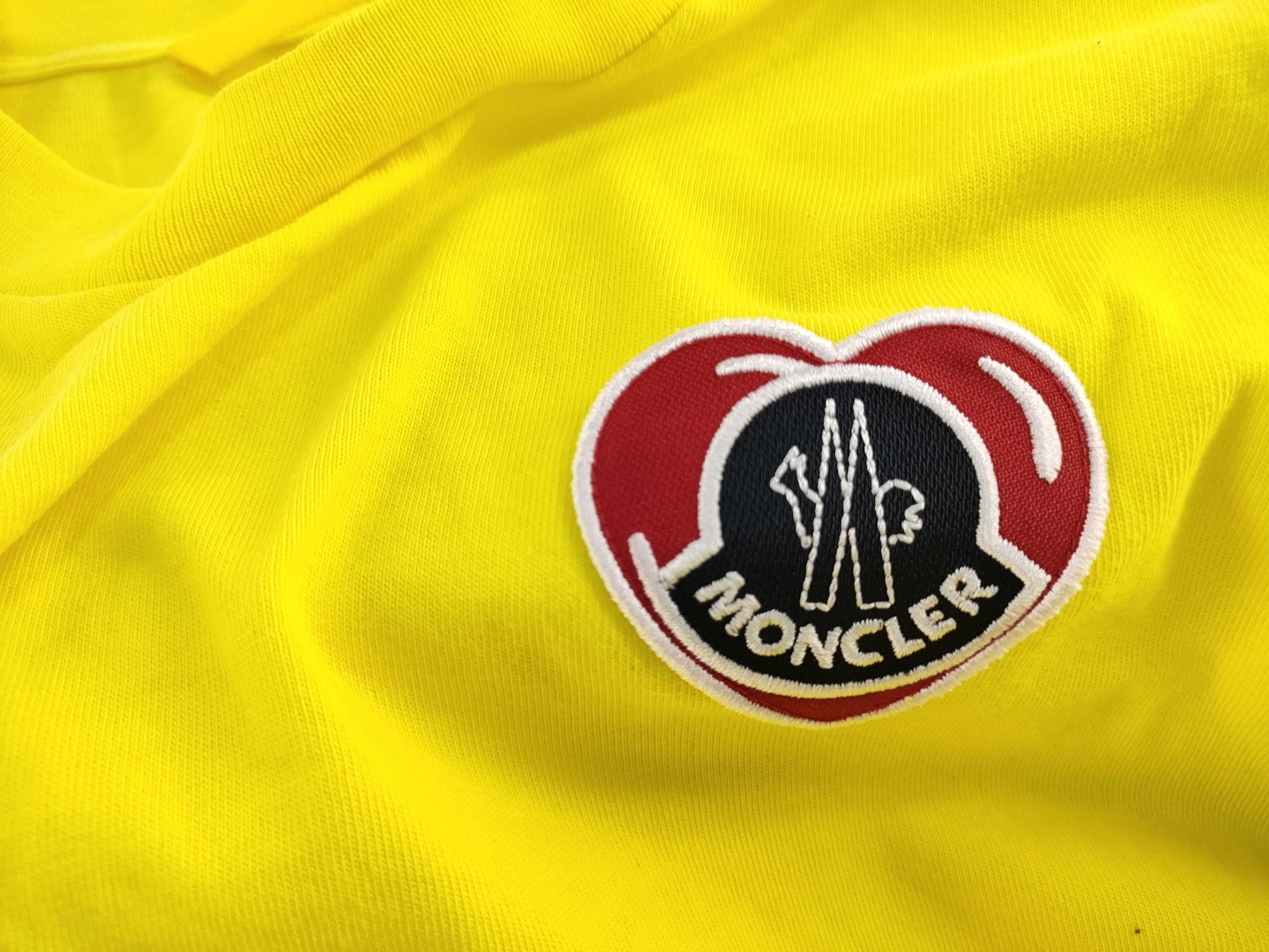 MONCLER MONCLER Short Sleeve T-Shirt Yellow Tops