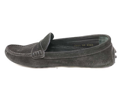 LOUIS VUITTON Louis Vuitton Driving Shoes Black Loafers