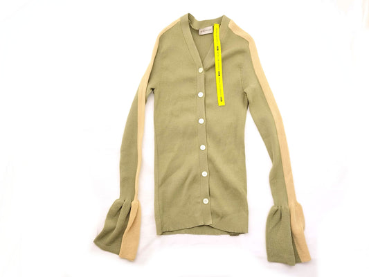 MONCLER MONCLER GENIUS 2 1952 Knitted Cardigan Lime Green Cardigan