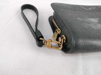 LOUIS VUITTON Taiga Taiga Baikal Clutch Bag
