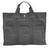HERMES Bag HERMES Ale Line MM Tote Bag Canvas Large A4 Size Grey Tote Bag