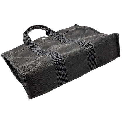 HERMES Bag HERMES Ale Line MM Tote Bag Canvas Large A4 Size Grey Tote Bag