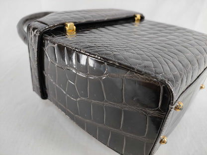 Contes Croco Vanity Bag Handbag Handbag Handbag