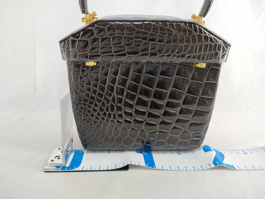 Contes Croco Vanity Bag Handbag Handbag Handbag
