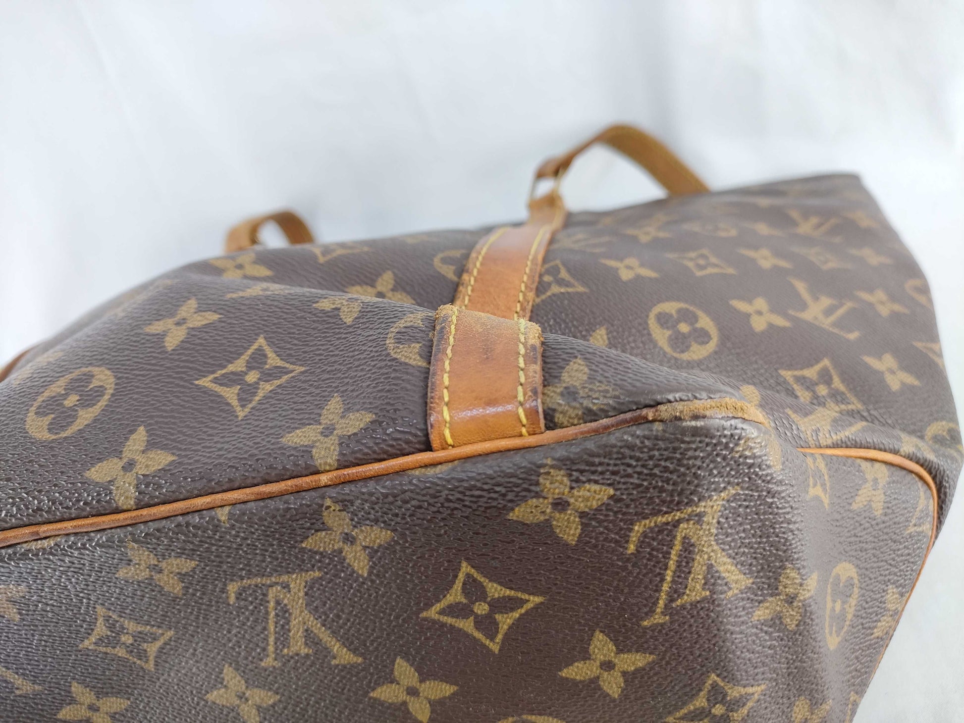 LOUIS VUITTON Monogram Sack Shopping Monogram NO0976 Shoulder Bag