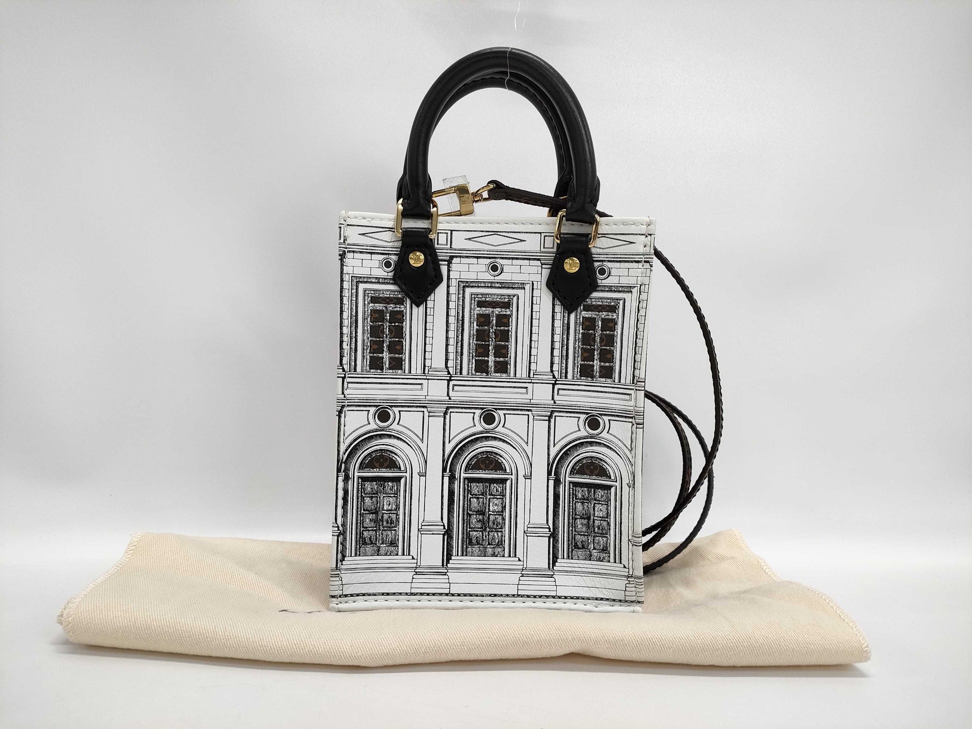 LOUIS VUITTON Louis Vuitton fornasetti Exclusive Mini Tote Bag