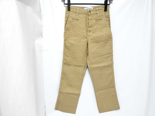 LOEWE 6976 Current Loewe Bottoms with Logo Hardware and Back Logo Pants