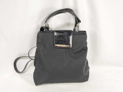 BVLGARI 2-way Backpack/Handbag Leather Backpack