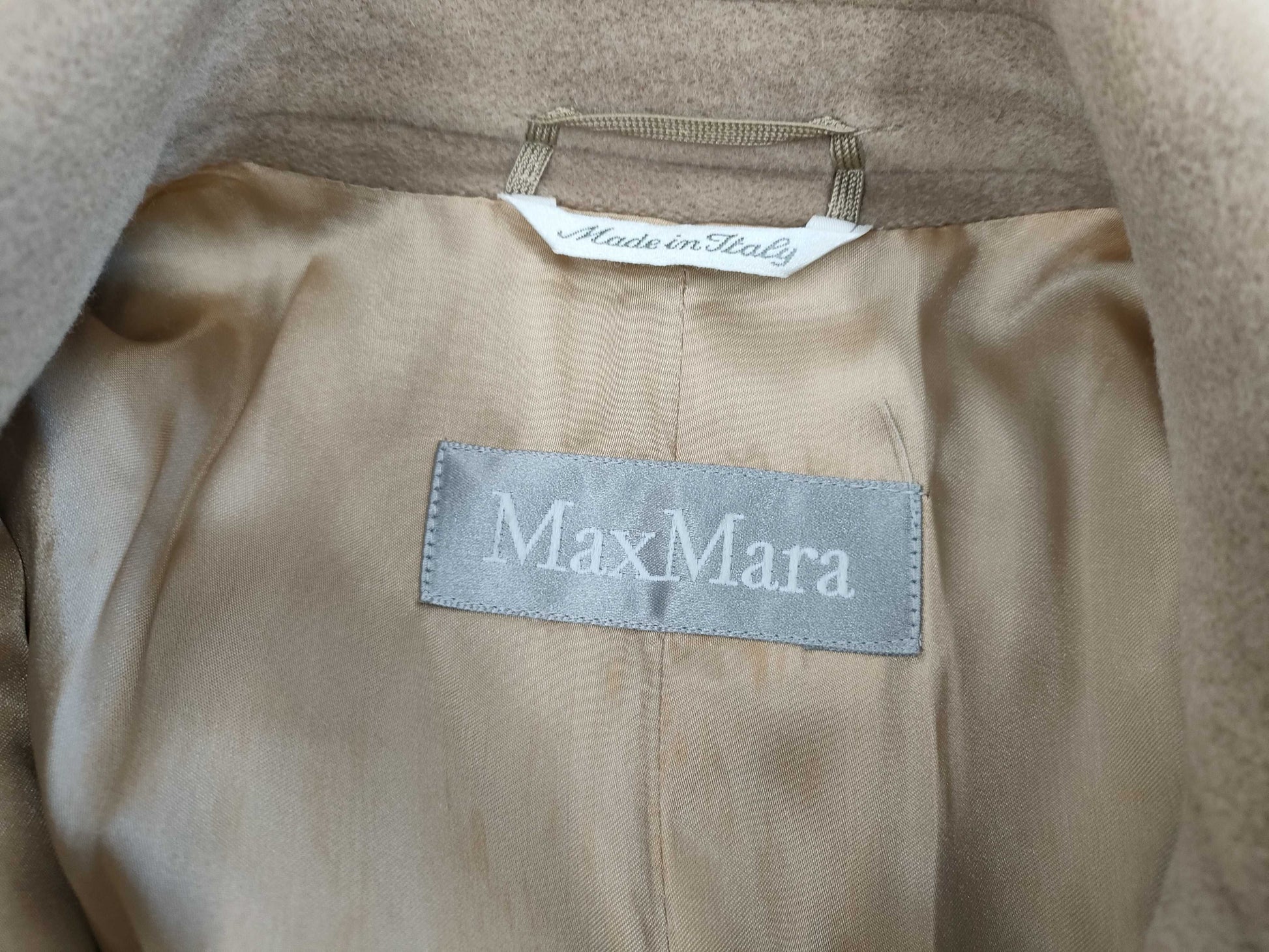 MaxMara MAXMARA Long Coat Silver Tag Size 38 Coat