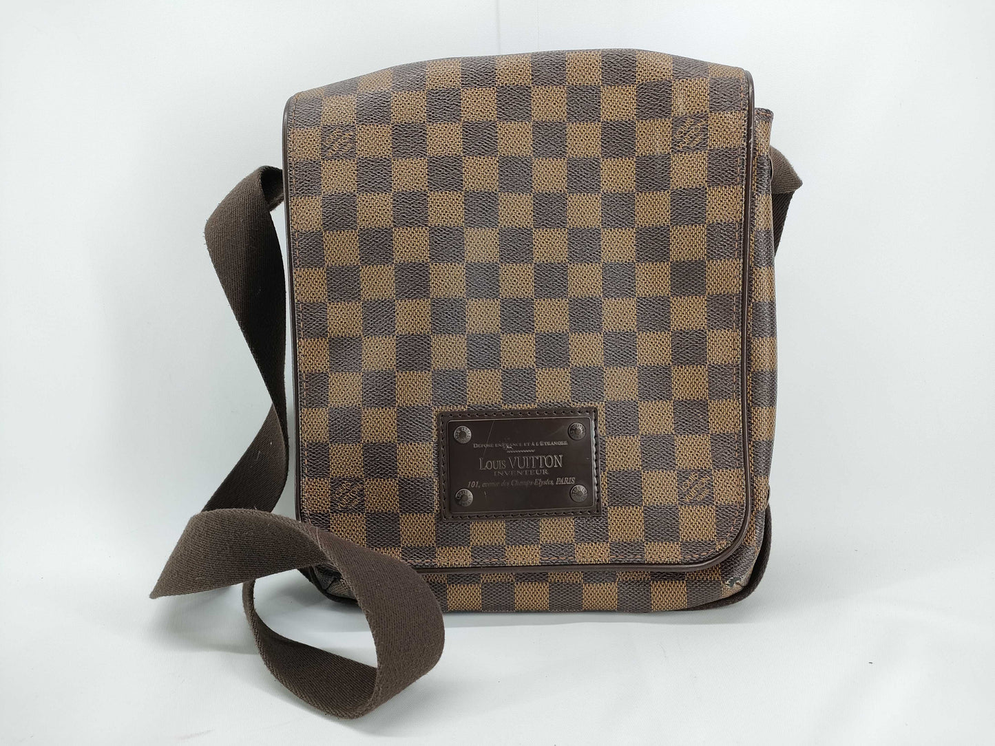 LOUIS VUITTON Damier LOUIS VUITTON Brooklyn PM N51210 Shoulder Bag